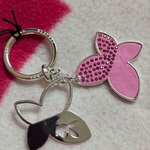 Playboy Bunny Keychain Butterfly Shape